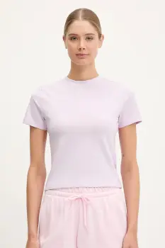 adidas tricou Essentials culoarea violet, JE1248 imagine