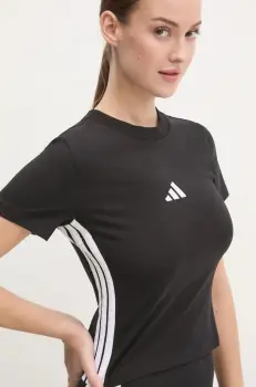 adidas tricou Essentials femei, culoarea negru, JC8325 imagine