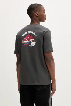 Adidas tricou pentru barbati, din bumbac Coffee Cafe imagine