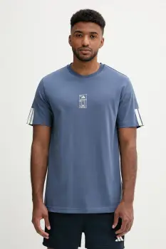 adidas tricou Stadium Ticket Loose Graphic T-Shirt cu imprimeu, JM6472 imagine