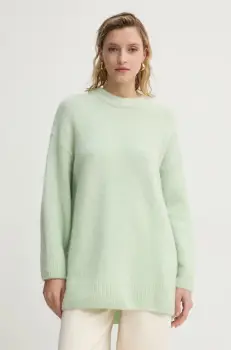 AERON pulover de lana femei, culoarea verde, PU270531 imagine