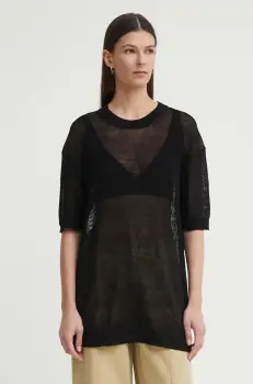 AERON tricou de in PLINY culoarea negru, AW24SSTO508505 imagine