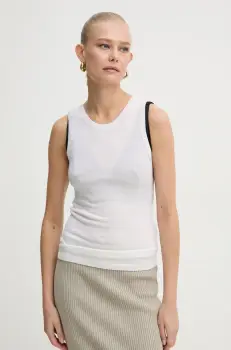 AERON tricou de lana culoarea bej, CRTO546528 imagine