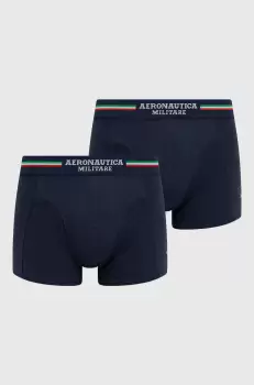 Aeronautica Militare Boxeri (2-pack) barbati, culoarea albastru marin imagine