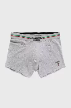Aeronautica Militare Boxeri (2-pack) barbati, culoarea gri imagine