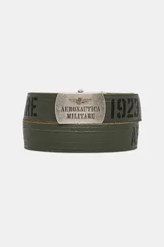 Aeronautica Militare curea de bumbac culoarea verde, CI0317UCT03585 imagine