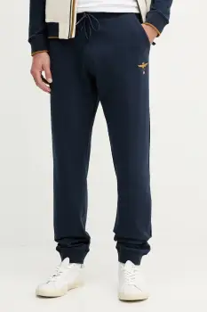 Aeronautica Militare pantaloni de trening culoarea bleumarin, uni, PF0872UF00459 imagine
