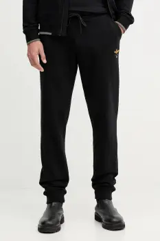 Aeronautica Militare pantaloni de trening culoarea negru, uni, PF0872UF00459 imagine
