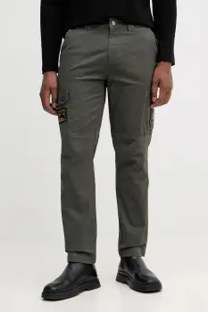 Aeronautica Militare pantaloni pantaloni verzi drepti pentru barbati PA1688UCT03399 imagine