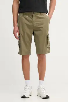 Aeronautica Militare pantaloni scurti cargo pentru barbati, din bumbac imagine