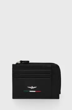 Aeronautica Militare portofel barbati, culoarea negru imagine