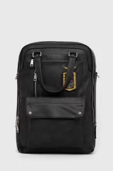 Aeronautica Militare rucsac barbati, culoarea gri, mare, neted imagine