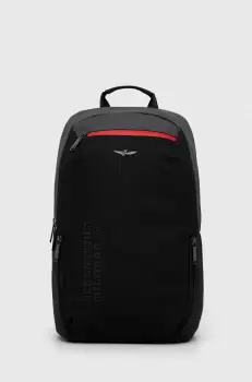 Aeronautica Militare rucsac barbati, culoarea negru, mare, neted imagine