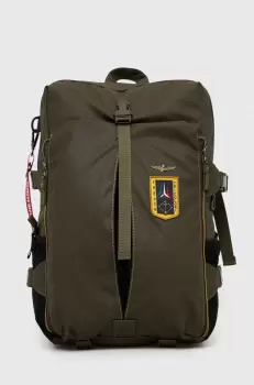 Aeronautica Militare rucsac barbati, culoarea verde, mare, cu imprimeu imagine