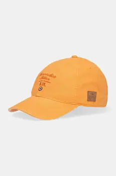 Aeronautica Militare sapca de baseball din bumbac culoarea portocaliu, cu imprimeu, HA1204CT2476 imagine