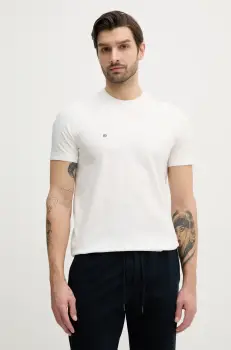 Aeronautica Militare tricou din bumbac barbati, culoarea bej, cu imprimeu, TS2392J677 imagine