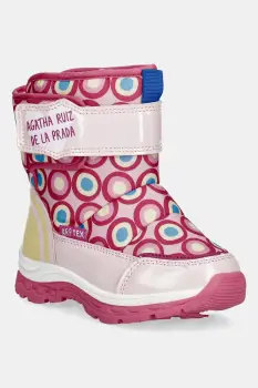 Agatha Ruiz de la Prada cizme de iarna copii culoarea roz, 251990 imagine