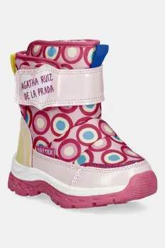 Agatha Ruiz de la Prada cizme de iarna pentru copii culoarea roz, 251990 imagine