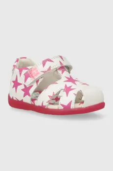 Agatha Ruiz de la Prada sandale din piele pentru copii culoarea alb imagine