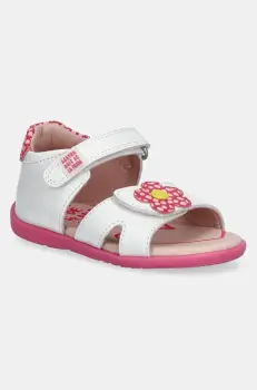 Agatha Ruiz de la Prada sandale din piele pentru copii culoarea alb, 252901 imagine