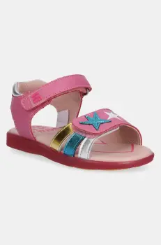 Agatha Ruiz de la Prada sandale din piele pentru copii culoarea roz, 252960 imagine