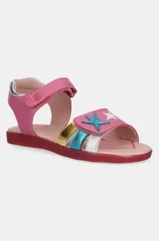 Agatha Ruiz de la Prada sandale din piele pentru copii culoarea roz, 252960 imagine