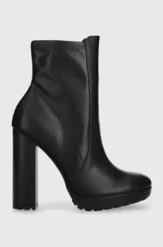 Aldo botine Ocomatha femei, culoarea negru, cu toc drept, 13658279.OCOMATHA imagine