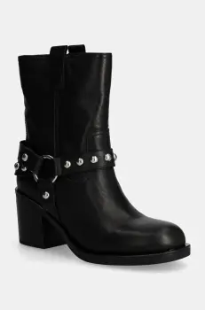 Aldo cizme de piele ALBAI femei, culoarea negru, cu toc drept, 13848384 ALBAI imagine