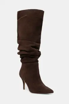 Aldo cizme din piele intoarsa KIMMIA culoarea maro, cu toc cui, 14166953 imagine