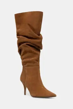 Aldo cizme din piele intoarsa KIMMIA culoarea maro, cu toc cui, 14166954 imagine