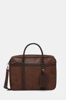 Aldo geanta laptop culoarea maro, TOURNEUR.220 imagine