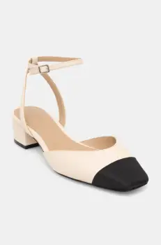 Aldo pantofi cu toc 13917609 culoarea bej, cu toc drept, cu toc deschis, ADRIENA imagine