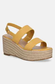 Aldo pantofi cu toc KEONI culoarea galben, 13966661 imagine