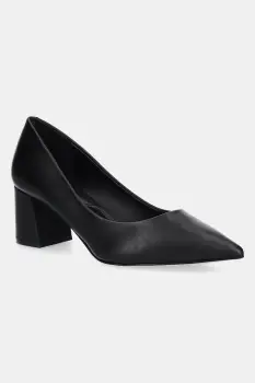 Aldo pantofi de piele YBALELIN culoarea negru, cu toc drept, 14055463 imagine