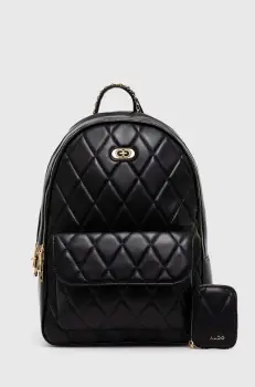 Aldo rucsac LUIGIA femei, culoarea negru, mare, neted, 13824537 imagine