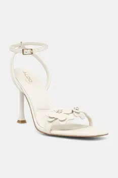 Aldo sandale de piele DAISYLILY culoarea bej, 13965245 imagine