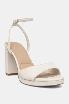 Aldo sandale de piele GRACIOUS culoarea bej, 13966711 imagine