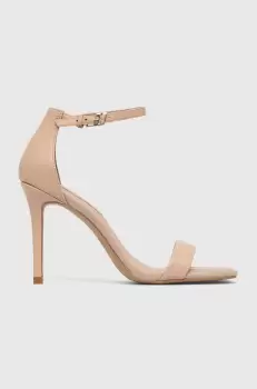 Aldo sandale de piele Renza culoarea bej, 13474574.RENZA imagine