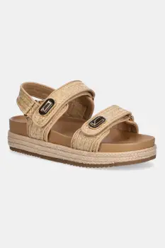 Aldo sandale SUNHAVEN femei, culoarea bej, cu platforma, 13902557 imagine