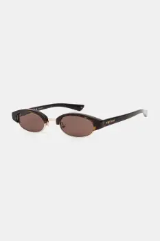 Alexander McQueen ochelari de soare culoarea maro, AM0534S imagine