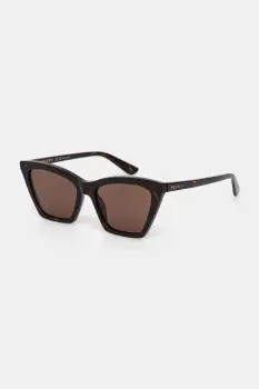 Alexander McQueen ochelari de soare culoarea maro, AM0536S imagine