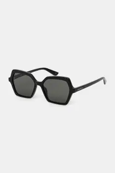 Alexander McQueen ochelari de soare culoarea negru, AM0537S imagine