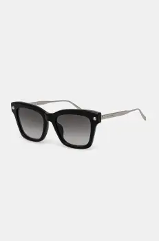 Alexander McQueen ochelari de soare femei, culoarea negru, AM0483S imagine