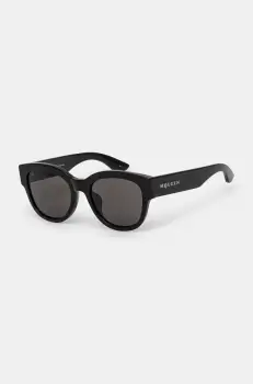 Alexander McQueen ochelari de soare femei, culoarea negru, AM0509SA imagine