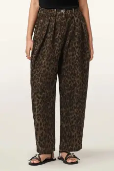 AllSaints blugi barrel pentru femei imagine