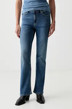 AllSaints blugi bootcut pentru femei imagine