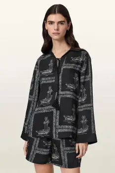 AllSaints bluza tip camasa pentru femei LETTIE imagine