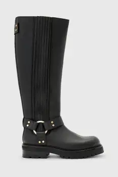 AllSaints cizme de piele Maddie High Boot imagine