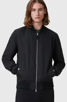 AllSaints geaca bomber REV culoarea negru, de tranzitie, M085OB imagine