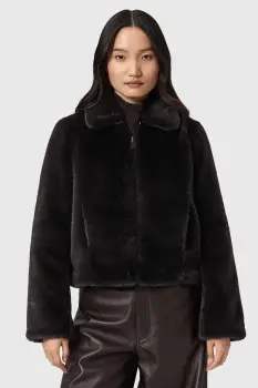 AllSaints geaca culoarea maro, de tranzitie, W080OD imagine